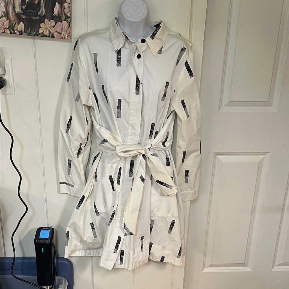 Stylish White and Black Women's Jacket
